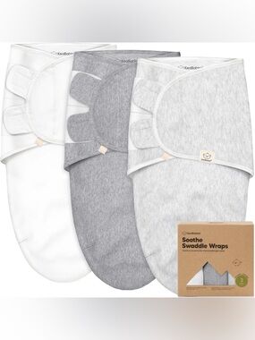 NWT KeaBabies Newborn Swaddles Pack of 3
